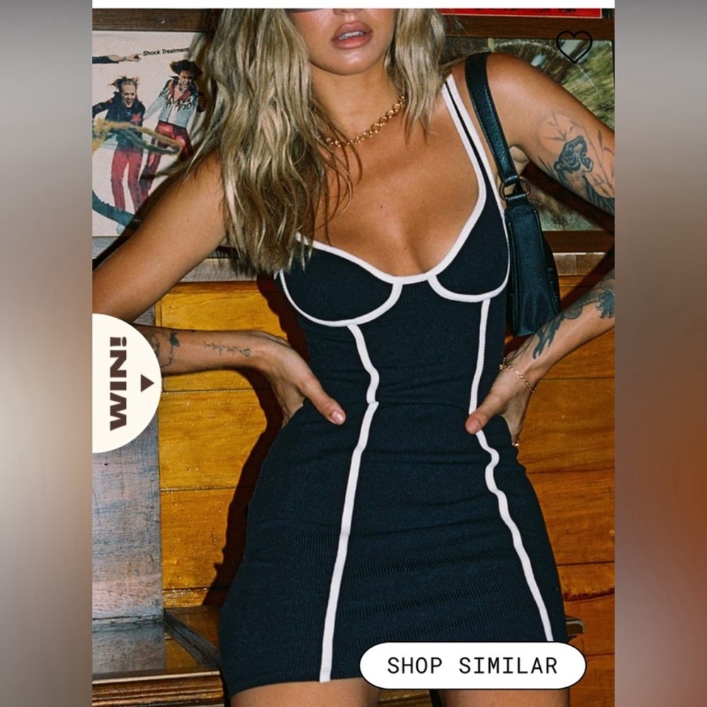 Princess Polly Black Mini Dress